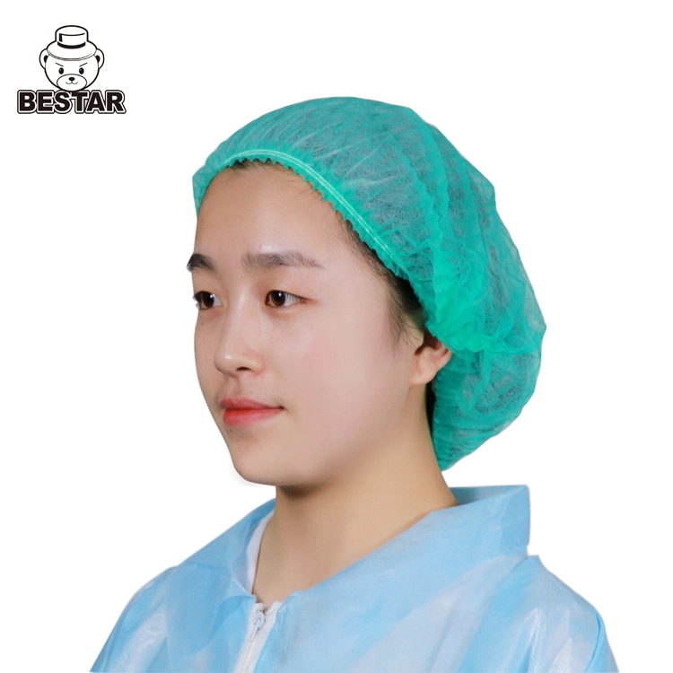 Hygiene Rules Cleaning Bestar China Nonwoven Mob Clip Beret Surgical Cap New