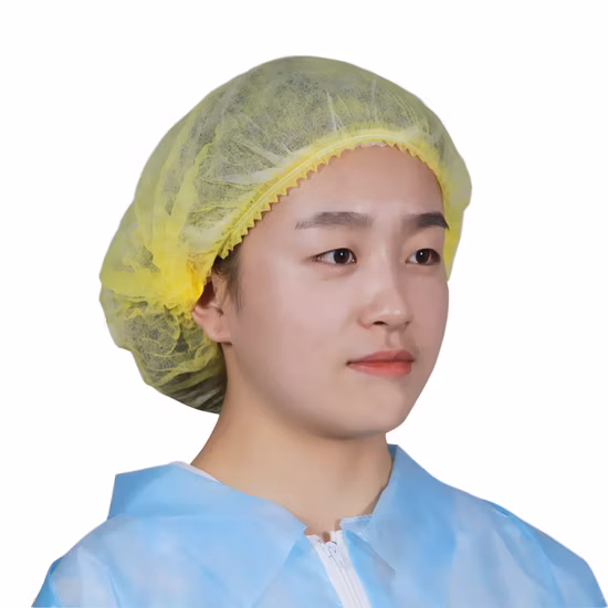 衛生規則のクリーニング Bestar 中国不織布モブクリップベレー帽外科用キャップ新しい