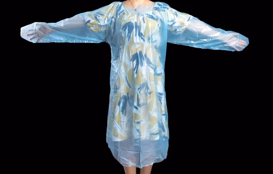 オーバーヘッド使い捨てCPEサムループガウン